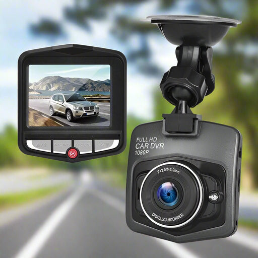 Danoz Direct - 2.4 Car DVR with Parking Monitoring & Loop Recording - Black - danozdirect