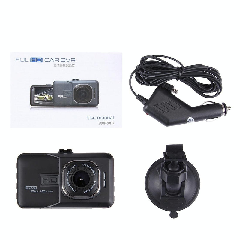 Danoz Direct - 3.0 Lcd Car DVR Camera with 720p Hd 3.0mp 170 Degree Wide Angle View - danozdirect