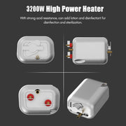 Danoz Direct - 3200W Steam Cleaner High Temperature Kitchen Cleaning Pressure Steaming Mechine - danozdirect