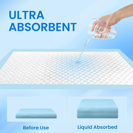 Danoz Direct - 50pcs Pet Training Pads Puppy Toilet Dog Pee Indoor 60x90cm Super Absorbent - danozdirect