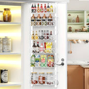 Danoz Direct - 6 Tier Adjustable Baskets Over Door Pantry Organiser for Home Kitchen - danozdirect