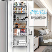 Danoz Direct - 6 Tier Adjustable Baskets Over Door Pantry Organiser for Home Kitchen - danozdirect