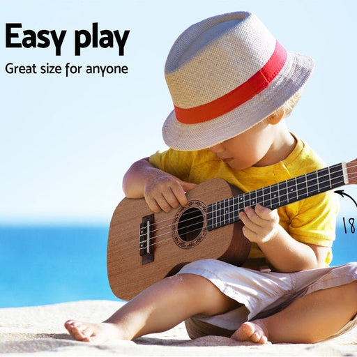 Danoz Direct - Alpha 23" Concert Ukulele Mahogany Ukuleles Uke Hawaii Guitar w/ Carry Bag - danozdirect