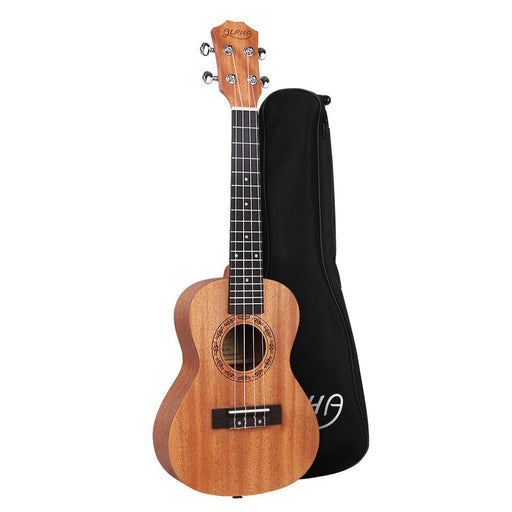 Danoz Direct - Alpha 26" Ukulele Natural Mahogany Tenor Beginner Gift w/ Carry Bag - danozdirect