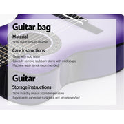 Danoz Direct - Alpha 34 Inch Classical Guitar Wooden Body Nylon String w/ Stand Beignner Purple - danozdirect