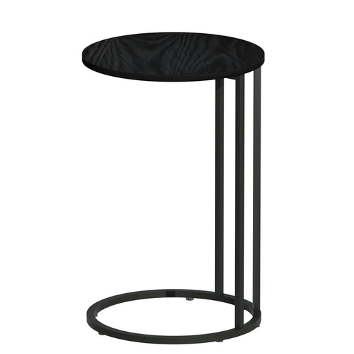 Danoz Direct - Artiss Coffee Table Side Table Round Black Martha - danozdirect