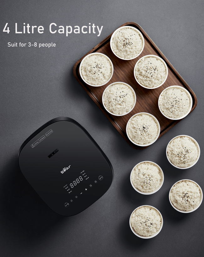 Danoz Direct - BEAR 4 Litre Intelligent Power Heating Rice Cooker DFB - Q40R5 - Inc. Delivery - danozdirect