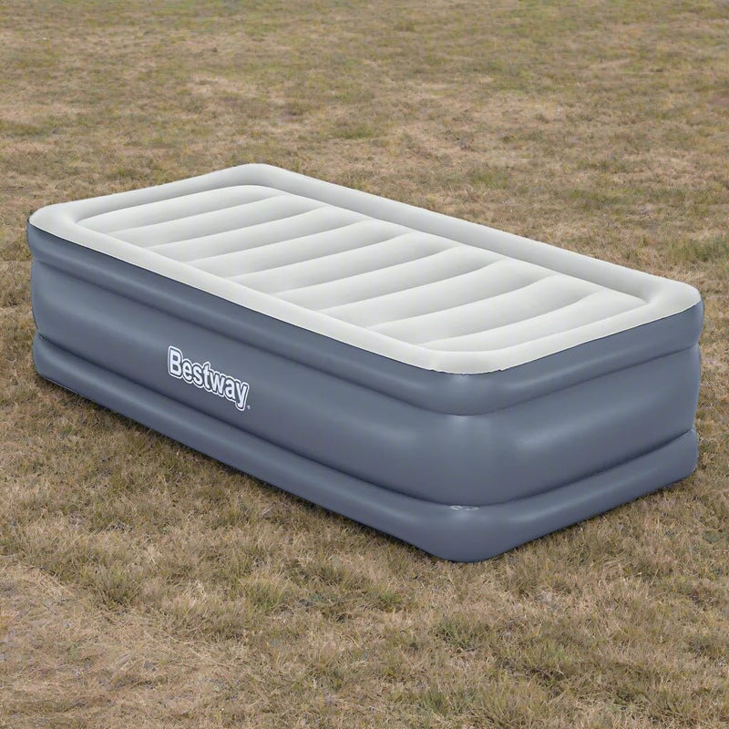 Danoz Direct - Bestway Mattress Air Bed Single Size 51CM Inflatable Camping Beds Home Outdoor - danozdirect