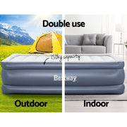 Danoz Direct - Bestway Mattress Air Bed Single Size 51CM Inflatable Camping Beds Home Outdoor - danozdirect