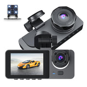Danoz Direct - Black A2 Triple Lens Car Dash Camera Recorder - danozdirect
