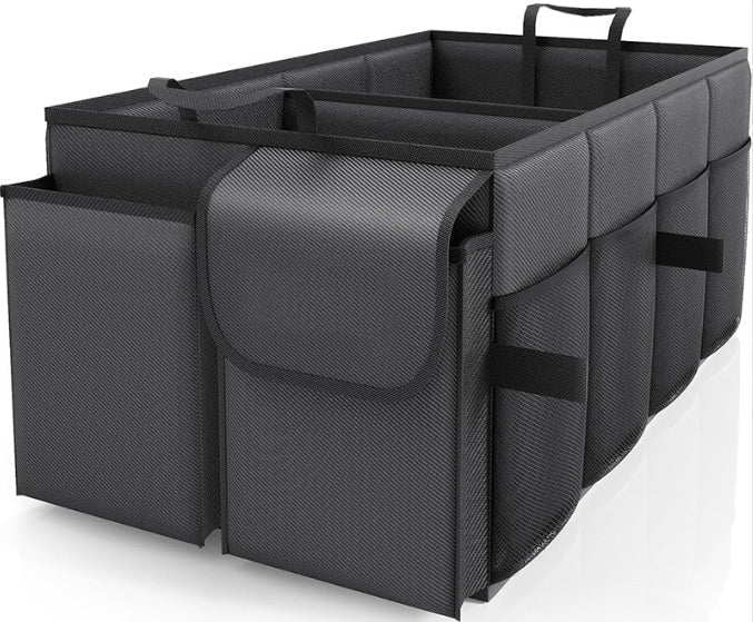 Danoz Direct - Black Car Trunk Storage Box - Foldable Organizer - danozdirect