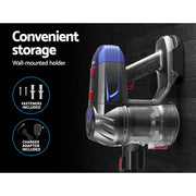 Danoz Direct - Devanti Handheld Vacuum a game - changer in cleaning. Powerful 150W motor, effortlessly sucks up dirt and debris - danozdirect