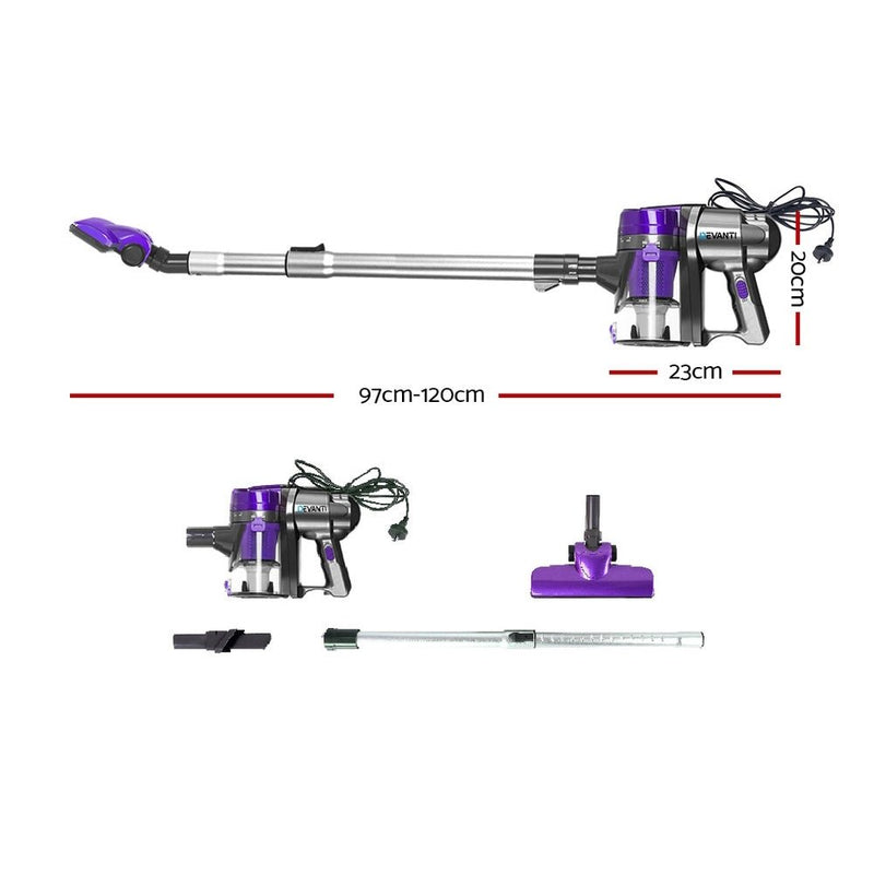 Danoz Direct - Devanti Handheld Vacuum Cleaner! Featuring a powerful roller brush head, this cordless wonder effortlessly cleans any surface - danozdirect