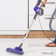 Danoz Direct - Devanti Handheld Vacuum Cleaner! Featuring a powerful roller brush head, this cordless wonder effortlessly cleans any surface - danozdirect