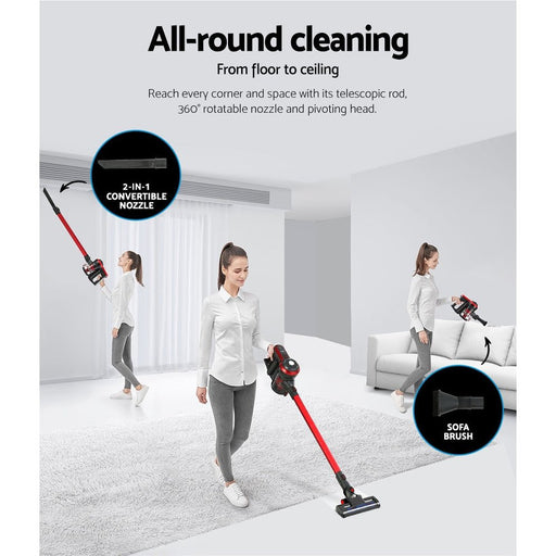 Danoz Direct - Devanti Handheld Vacuum Cleaner, the ultimate cleaning tool! With a powerful 250W brushless motor, this cordless device... - danozdirect