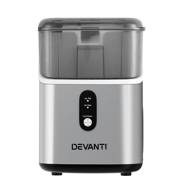 Danoz Direct - Devanti Ice Maker Machine 15kg Nugget Ice Cube - danozdirect