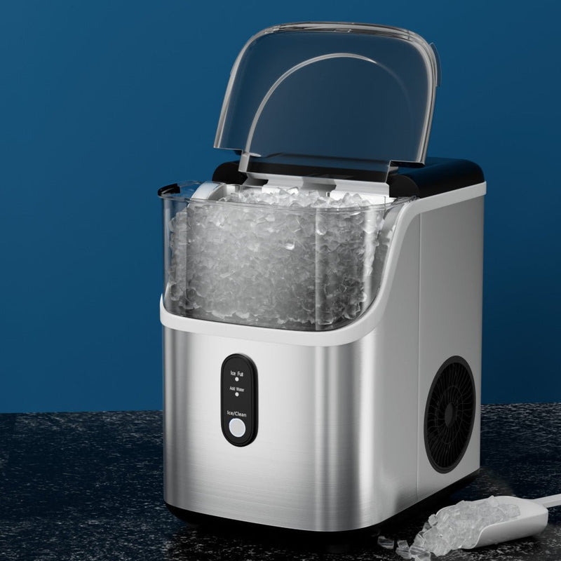 Danoz Direct - Devanti Ice Maker Machine 15kg Nugget Ice Cube - danozdirect