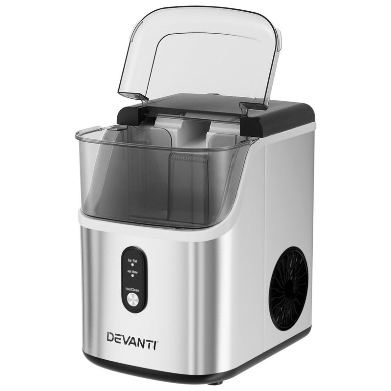 Danoz Direct - Devanti Ice Maker Machine 15kg Nugget Ice Cube - danozdirect