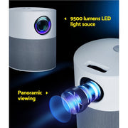 Danoz Direct - Devanti Portable Mini Video Projector 1080P Wifi Home Theater HDMI Carry Bag - danozdirect
