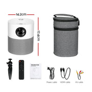 Danoz Direct - Devanti Portable Mini Video Projector 1080P Wifi Home Theater HDMI Carry Bag - danozdirect