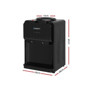 Danoz Direct - Devanti Water Cooler Dispenser Bench Top Black - Super Seller Inc. Delivery - danozdirect