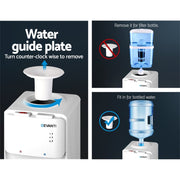 Danoz Direct - Devanti Water Cooler Dispenser Stand White - Super Seller Inc. Delivery - danozdirect