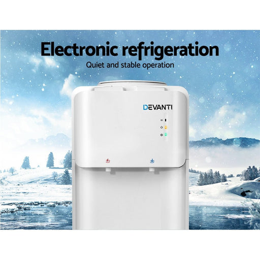 Danoz Direct - Devanti Water Cooler Dispenser Stand White - Super Seller Inc. Delivery - danozdirect