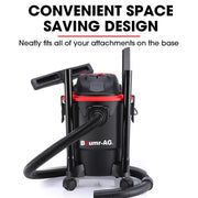 Danoz Direct - Efficiently clean your car, workshop, and carpets with Danoz Direct - Baumr - AG 20L 1200W Wet and Dry Vacuum Cleaner - danozdirect