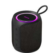Danoz Direct - EFM Austin Mini Bluetooth Speaker with LED Colour Glow - Charcoal Black - danozdirect