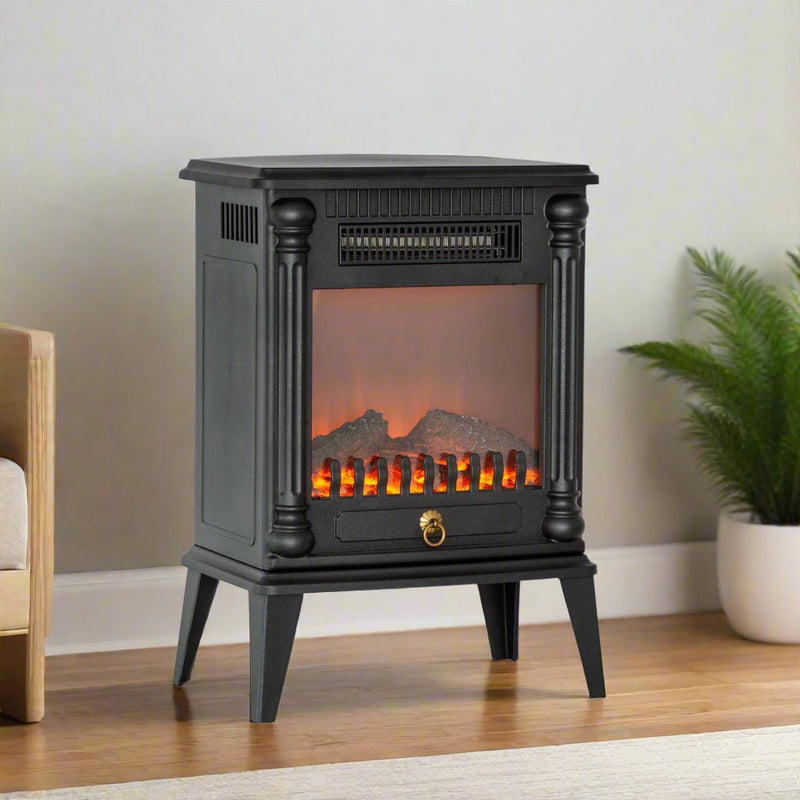 Danoz Direct - Electric Log Fireplace Heater with Overheat Protection - danozdirect