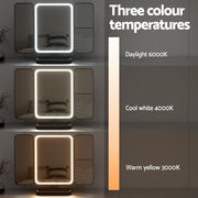 Danoz Direct - Embellir LED Makeup Mirror Tri - fold Lighted Vanity Mirrors 1X2X3X Magnifications - danozdirect