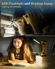 Danoz Direct Emergency Radio 📻. Portable radio features AM/FM reception, solar hand crank, USB charging capabilities - danozdirect