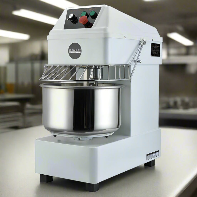 Danoz Direct - EUROCHEF 30L Spiral Dough Mixer Commercial Machine Bakery Bread Kneader Litre Small - danozdirect