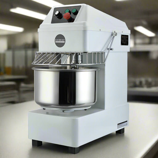 Danoz Direct - EUROCHEF 30L Spiral Dough Mixer Commercial Machine Bakery Bread Kneader Litre Small - danozdirect