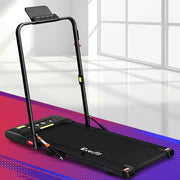 Danoz Direct - Everfit Treadmill Electric Walking Pad Under Desk Home Gym Fitness 400mm Black - danozdirect