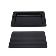 Danoz Direct - Fast Defrosting Meat Tray FDA Approved - Medium Miracle Aluminium Thawing Plate - Inc. Delivery - danozdirect
