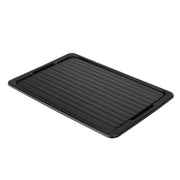 Danoz Direct - Fast Defrosting Meat Tray FDA Approved - Medium Miracle Aluminium Thawing Plate - Inc. Delivery - danozdirect