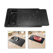 Danoz Direct - Fast Defrosting Meat Tray FDA Approved - Medium Miracle Aluminium Thawing Plate - Inc. Delivery - danozdirect
