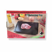 Danoz Direct - Fast Defrosting Meat Tray FDA Approved - Medium Miracle Aluminium Thawing Plate - Inc. Delivery - danozdirect