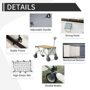 Danoz Direct - Folding Cart Small Khaki - Free Postage - danozdirect