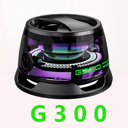 Danoz Direct - G300 Magnetic Suction Bluetooth Speaker - RGB Lights, 40mm Driver, 6H Playtime(black) - danozdirect