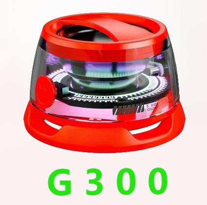 Danoz Direct - G300 Magnetic Suction Bluetooth Speaker - RGB Lights, 40mm Driver, 6H Playtime(Red) - danozdirect