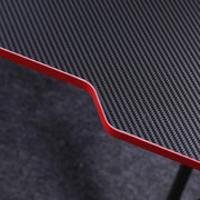 Danoz Direct - Gaming Desk Desktop PC Computer Desks Desktop Racing Table Office Laptop Home K - Shaped Legs Black 120cm - danozdirect