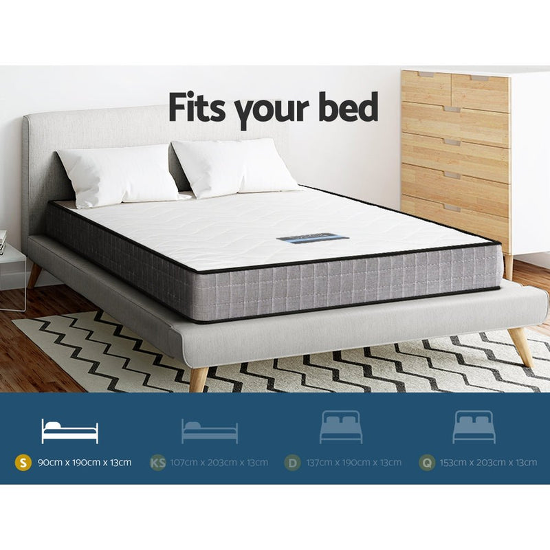 Danoz Direct - Giselle Bedding 13cm Mattress Tight Top Single - danozdirect