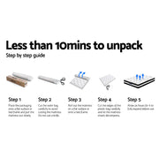 Danoz Direct - Giselle Bedding 16cm Mattress Medium Firm Double - danozdirect