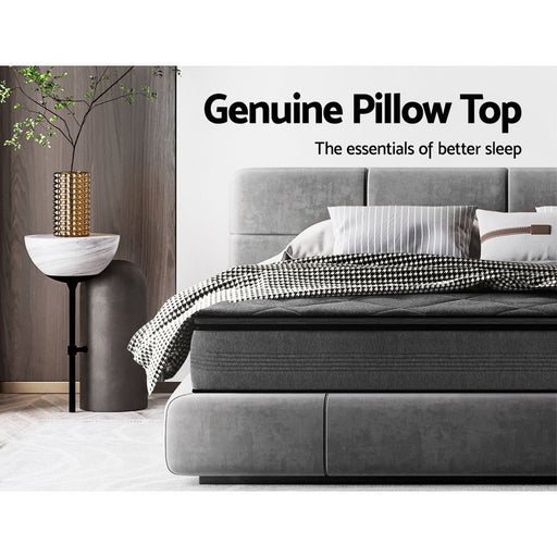 Danoz Direct - Giselle Bedding 18cm Mattress Pillow Top Double - danozdirect
