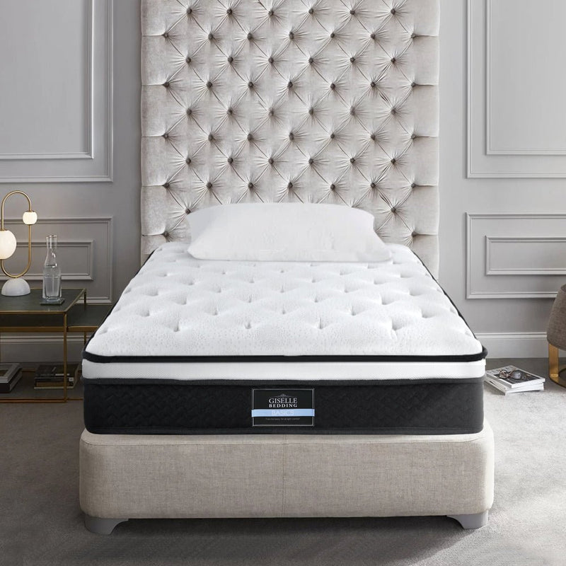 Danoz Direct - Giselle Bedding 21cm Bonnell Spring Mattress Euro Top Single - danozdirect