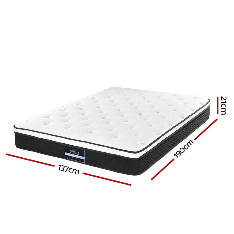 Danoz Direct - Giselle Bedding 21cm Mattress Euro Top Double - danozdirect