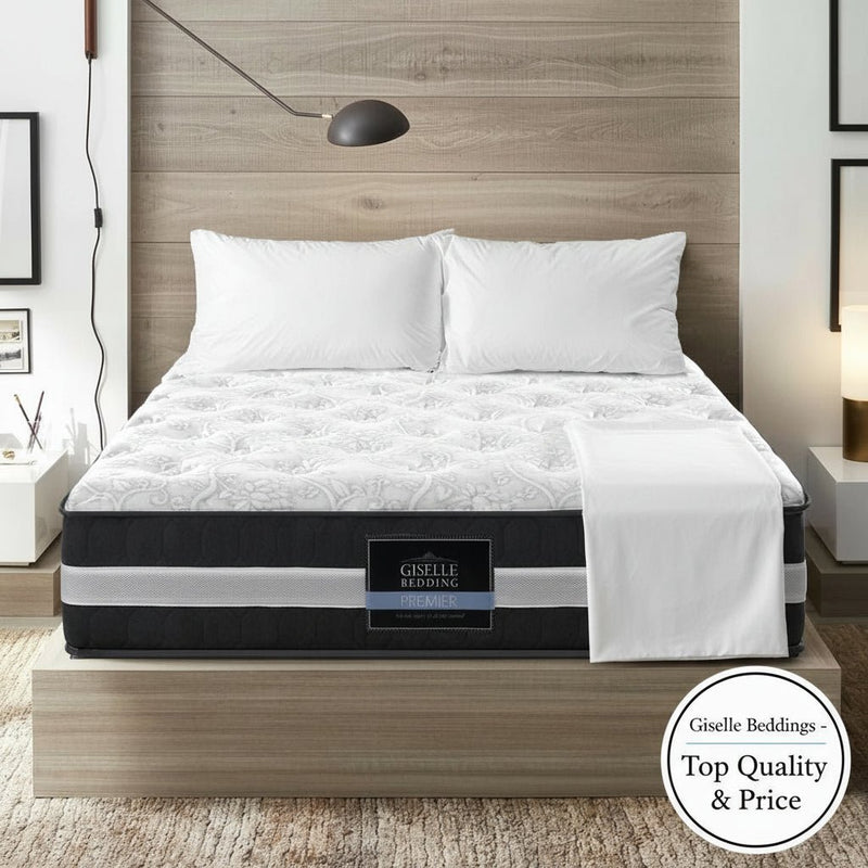 Danoz Direct - Giselle Bedding 30cm Mattress Pocket Spring Double - danozdirect