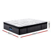 Danoz Direct - Giselle Bedding 34cm Mattress 9 Zone Latex Foam King - danozdirect
